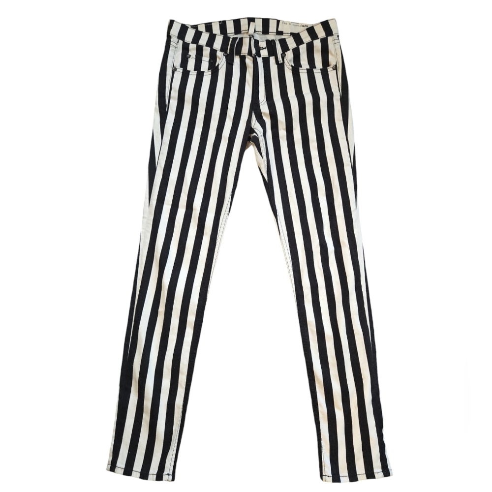 Rag & Bone Benton Stripe Capri Jeans Size 27